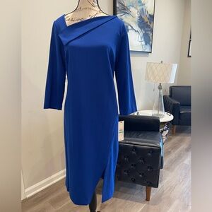 Elegant Blue Women's Dress